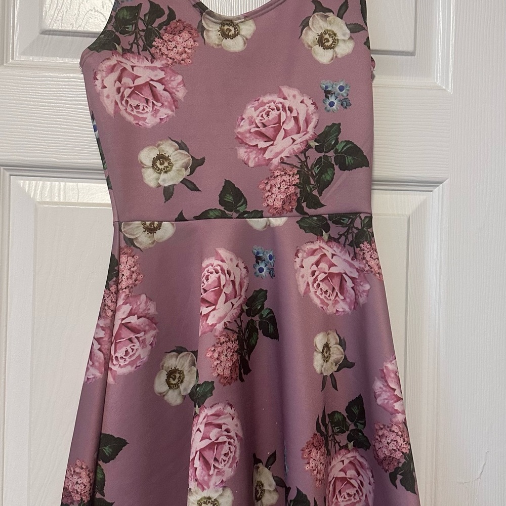 Derek Heart Pink Floral Juniors Dress